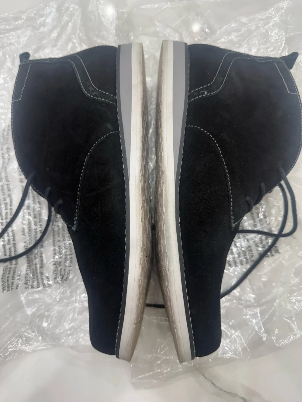 Stacy Adams Black Suede Chukka Boots